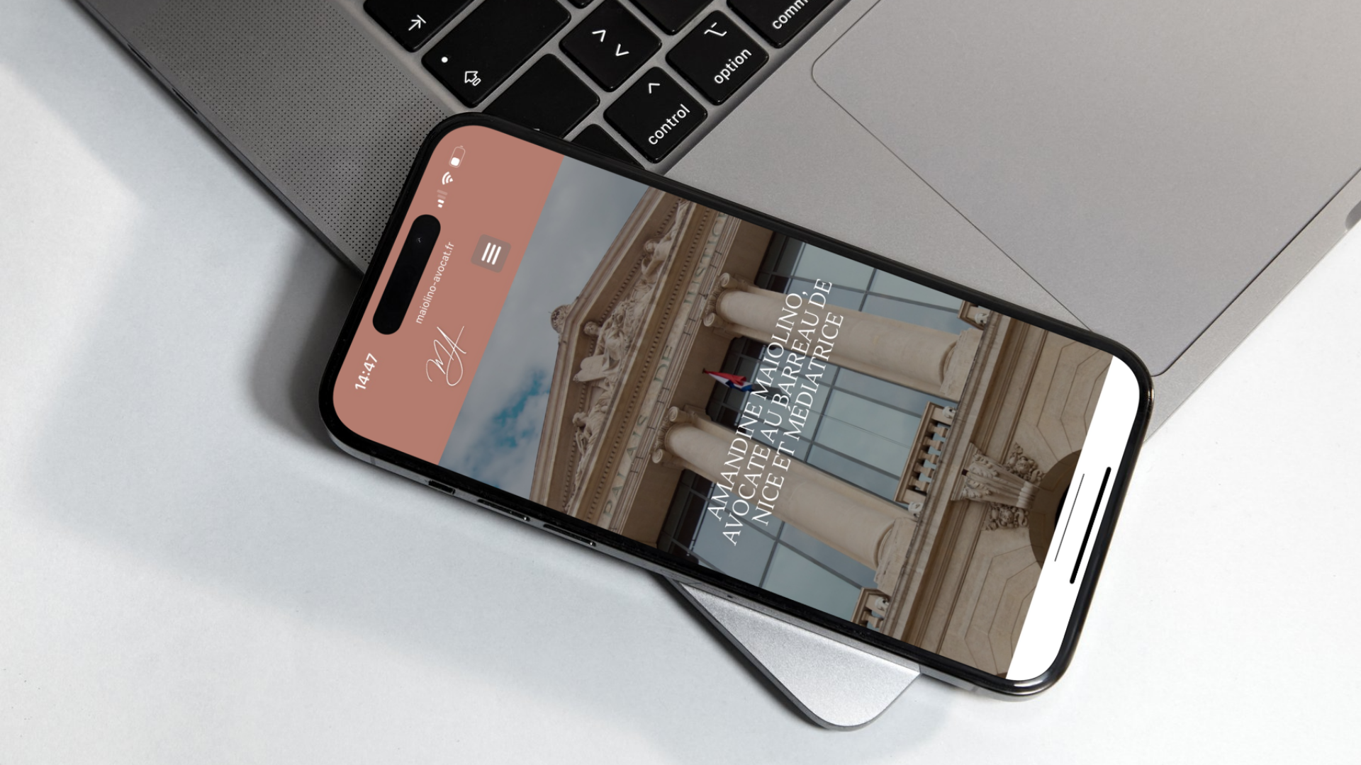 Création d'un site internet pour avocate à Nice