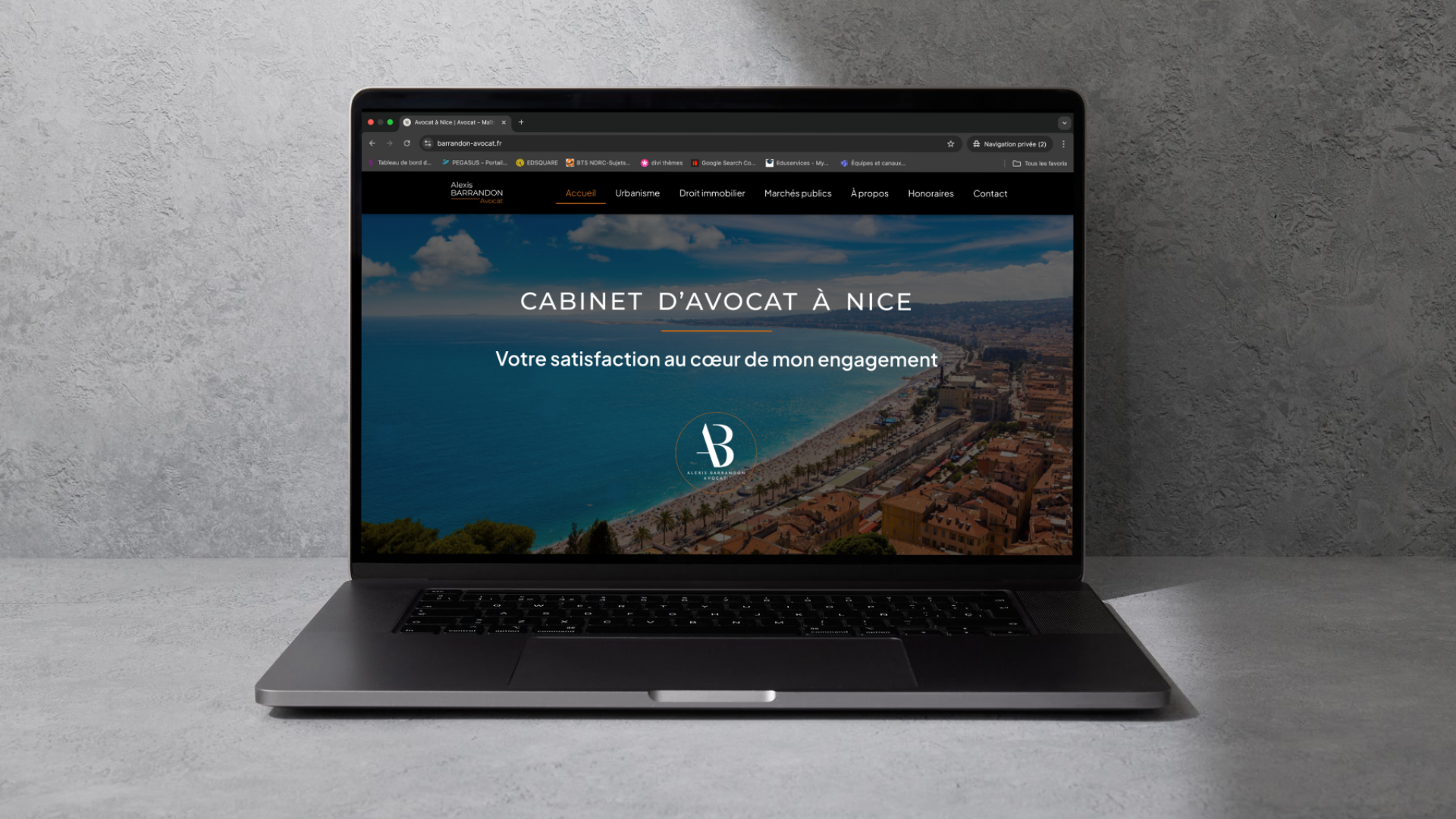 Site web d'un avocat à Nice
